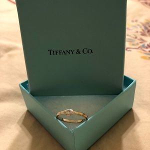 Tiffany Ring with diamond size 8